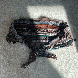 SHEIN boho tie tube top